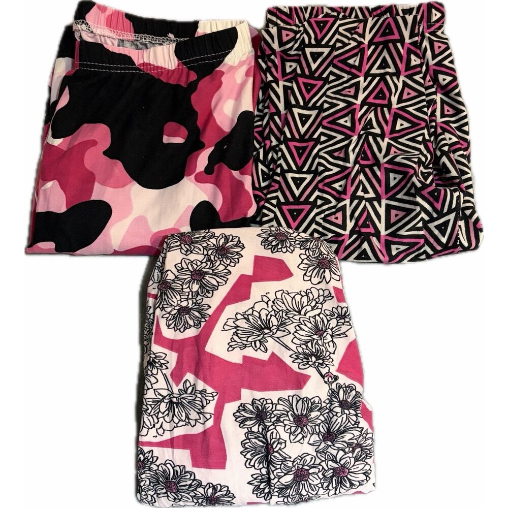 Two Left Feet Women's Pretty in Pink Leggings Small/Medium 3 Qty